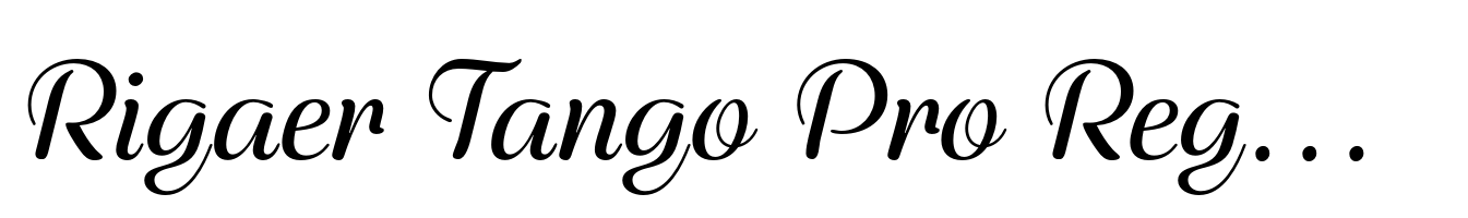 Rigaer Tango Pro Regular